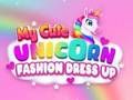 Joc El meu bonic vestit de moda d'unicorn  en línia
