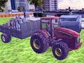 Joc Conduint un tractor Recollida d'escombraries  en línia