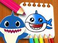 Joc Llibre per pintar Baby Shark  en línia