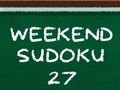 Joc Sudoku cap de setmana 27  en línia