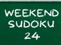 Joc Sudoku cap de setmana 24  en línia