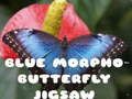 Joc Trencaclosques de papallona Morpho blava  en línia
