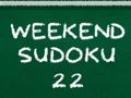 Joc Sudoku cap de setmana 22  en línia