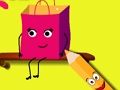 Joc Bossa per a nenes Llibre per pintar  en línia