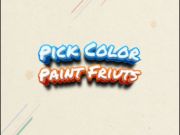 Joc Trieu fruites de pintura de colors  en línia