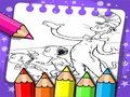 Joc Llibre per pintar Gat amb barret  en línia