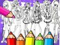 Joc Llibre per pintar de Monster High  en línia