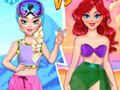 Joc Batalla de princeses d'estiu contra hivern  en línia