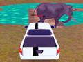 Joc Caçadors d'animals: joc de conducció de jeep safari  en línia