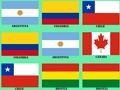 Joc Banderes americanes d'entrenament de memòria  en línia