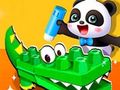 Joc Trencaclosques d'animals panda nadó  en línia