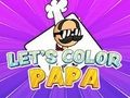 Joc Acolorim Papa  en línia