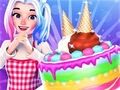 Joc Simpàtica nina cuinant pastissos  en línia