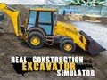 Joc Simulador d'excavadora de construcció real  en línia