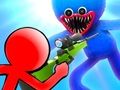 Joc Stickman contra Huggy Wuggy  en línia