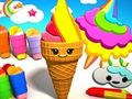 Joc Llibre per pintar: Gelat  en línia