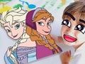 Joc Llibre per pintar: Frozen  en línia