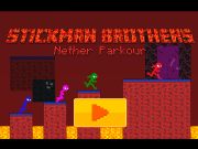 Joc Stickman Brothers Nether Parkour en línia