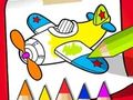 Joc Llibre per pintar: Cute Plane  en línia