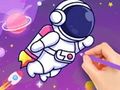 Joc Llibre per pintar: astronauta  en línia