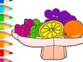 Joc Llibre per pintar: Fruita  en línia