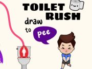 Joc Toilet Rush: dibuixar per fer pipí  en línia