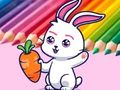 Joc Llibre per pintar: Rabbit Pull Up Carrot  en línia