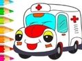 Joc Llibre per pintar: Ambulància  en línia