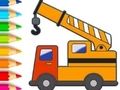 Joc Llibre per pintar: Grua  en línia