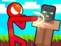 Joc Stickman vs Villager: Salva a la noia  en línia