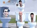 Joc Skibidi WC Estrelles amagades  en línia