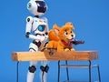 Joc Llibre per pintar: Robot i gos  en línia
