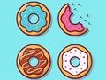 Joc Llibre per pintar: Donuts  en línia