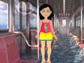 Joc La noia dels somnis escapa del tren  en línia