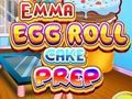 Joc Preparació de pastissos de rotlle d'ou Emma en línia