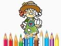 Joc Llibre per pintar: Espantaocells  en línia