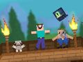 Joc Noob: Supervivència a Terraria  en línia