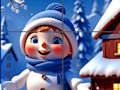 Joc Trencaclosques de ninot de neu feliç  en línia
