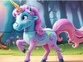 Joc Trencaclosques: unicorn del bosc màgic  en línia
