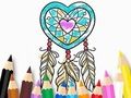 Joc Llibre per pintar: Heart Dreamcatcher  en línia