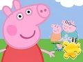 Joc Trencaclosques: Peppa amb la família  en línia