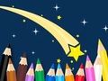 Joc Llibre per pintar: Estrella fugaç  en línia