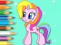 Joc Llibre per pintar: poni brillant  en línia
