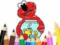 Joc Llibre per pintar: Elmo New Friend  en línia