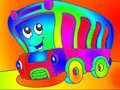 Joc Llibre per pintar de vehicles infantils  en línia