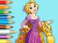 Joc Llibre per pintar: Princesa Rapunzel  en línia
