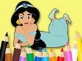 Joc Llibre per pintar: Princesa Jasmine  en línia