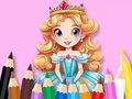 Joc Llibre per pintar: Princesa Flor  en línia