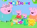 Joc Trencaclosques: pícnic familiar de Peppa Pig  en línia