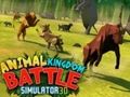 Joc Simulador de batalla del regne animal 3D  en línia